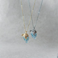 March Birthstone Grape Necklace