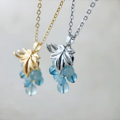 March Birthstone Grape Necklace