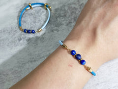 Third Eye Chakra Cord Bracelet