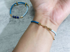 Third Eye Chakra Cord Bracelet